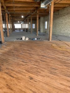 Bachman Furniture Restoration Project - Laying the Hardwood