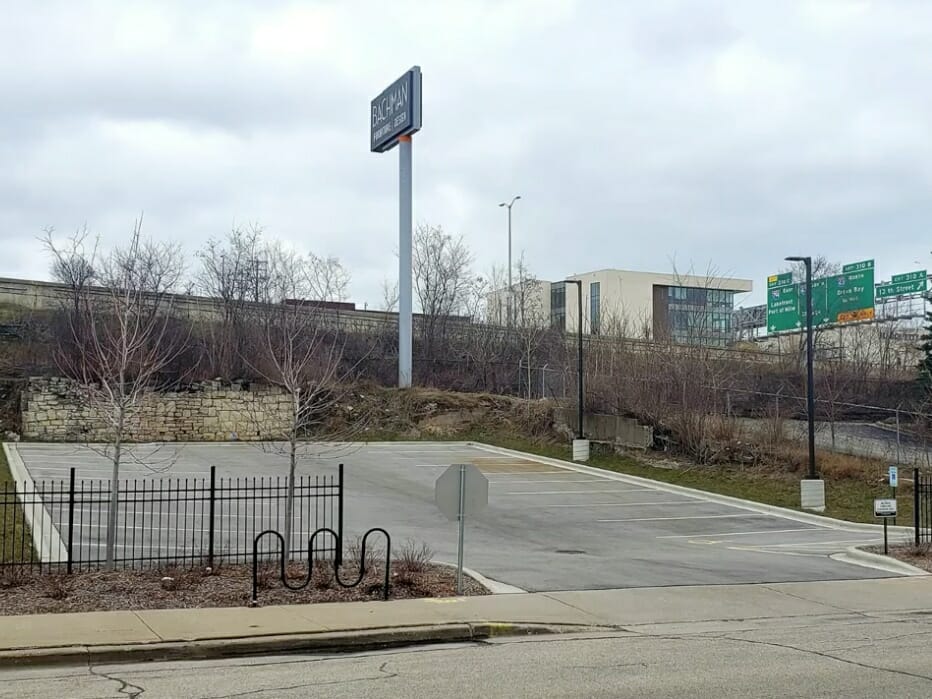 Bachman Parking Lot - After - Bachman Furniture - During-Restoration - 2020 Mayor's Design Award